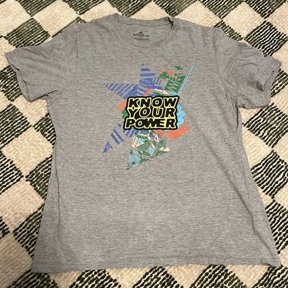 adidas gray shirt